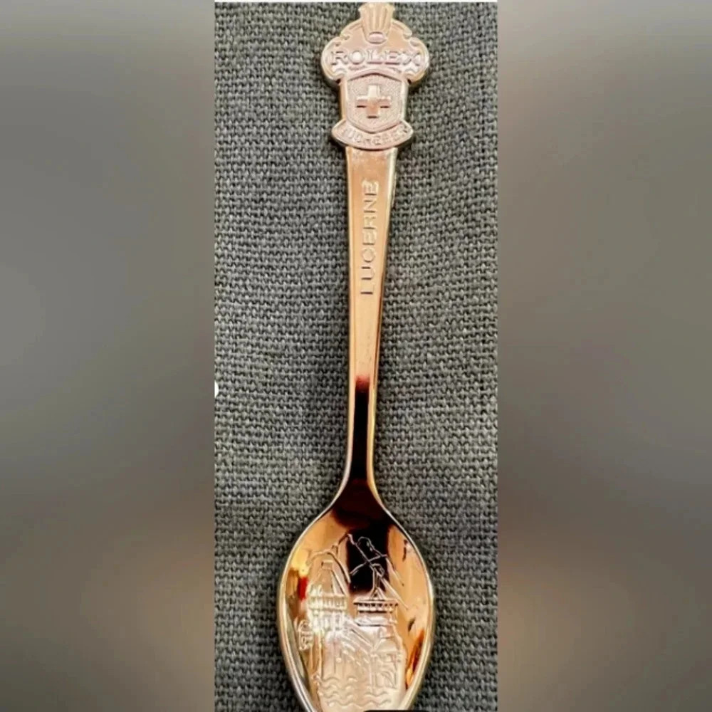 Rolex Bucherer Lucerne Switzerland (cb) Stainless Steel Collectors Spoon